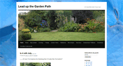 Desktop Screenshot of leadupthegardenpath.com